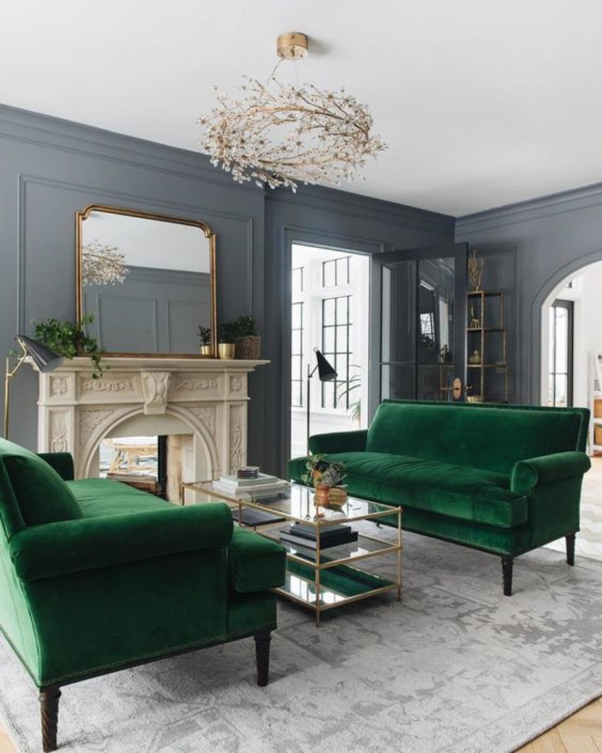 Upholstered Velvet Sofas to Rock your Living Room