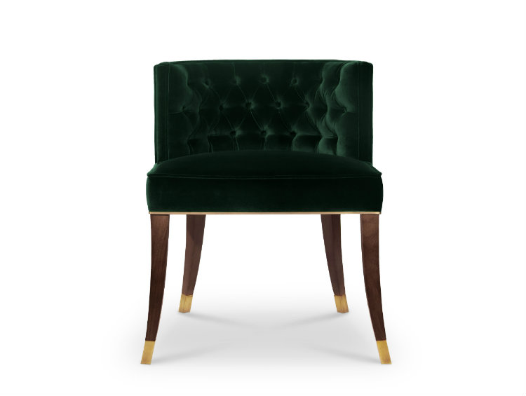 2019 Colour of the Year - Night Watch - BOURBON DINING CHAIR